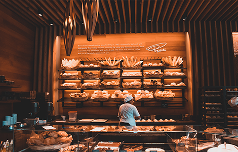 Full creamy decorative cake